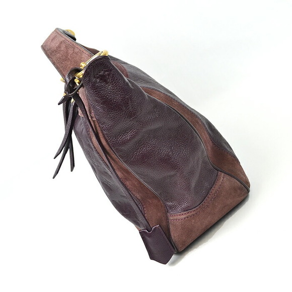 Louis Vuitton Audacious PM Monogram Empreinte Suede Shoulder Bag Purple - Picture 3 of 11